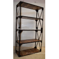 Vintage Industrial Bookshelf